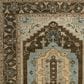 RIZZY Belmont 6" x 9" Dark Brown and Light Blue Area Rug, , large