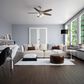 Hunter Newsome 52" Ceiling Fan with 3 Lights in Brushed Nickel, , large