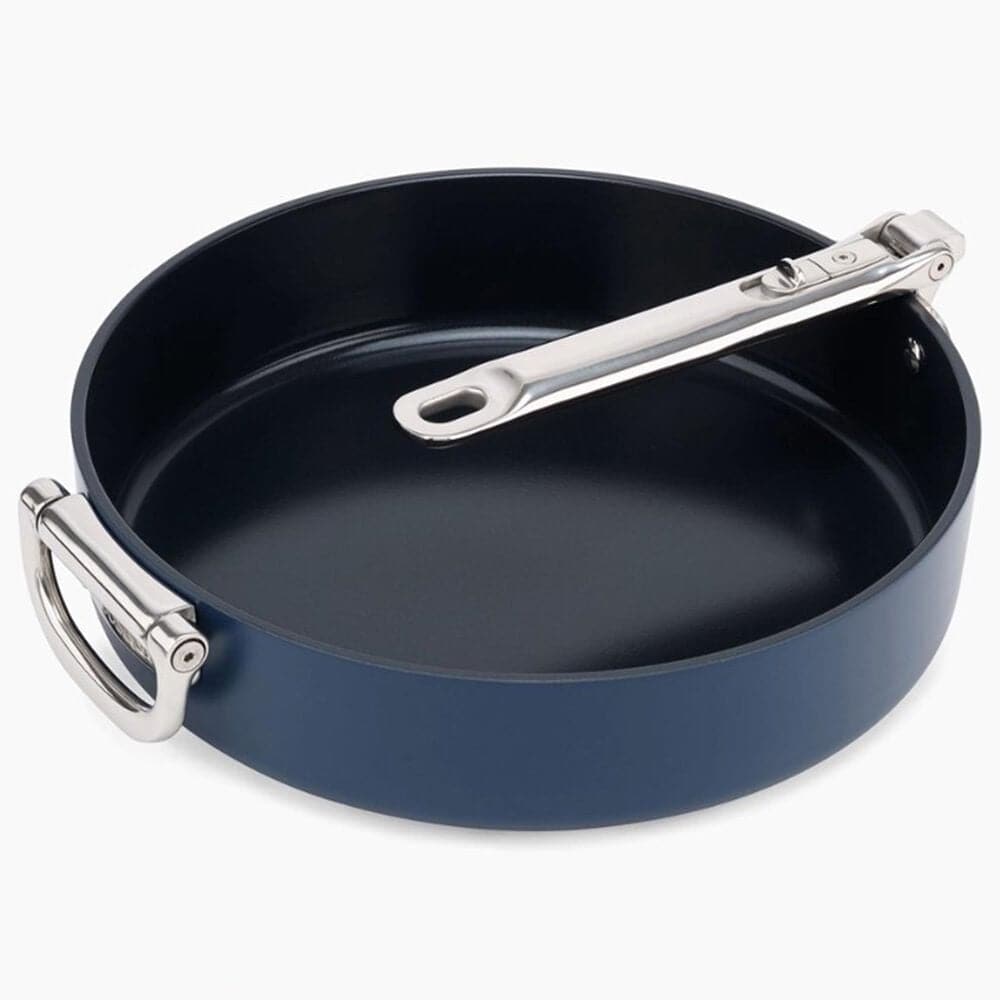 Joseph Joseph Space 11&quot; Folding Handle Frying Pan in Midnight Blue, , large