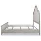Legacy Classic Belhaven 4-Piece King Upholstered Panel Bedroom Set in Weathered Plank, , large