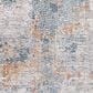 Surya Cardiff CDF-2305 Medium Gray, Light Blue, Mustard, Dark Blue, Dusty Pink and Rust 5"3" Round Area Rug, , large