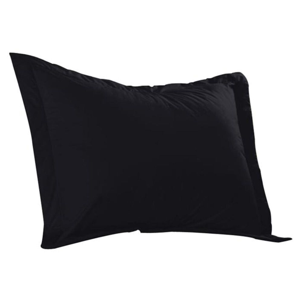 Epoch Hometex Cotton Loft Colors Standard Sham in Black, , large