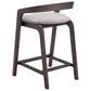 Zuo Modern Troy Counter Stool in Dove Gray & Espresso, , large