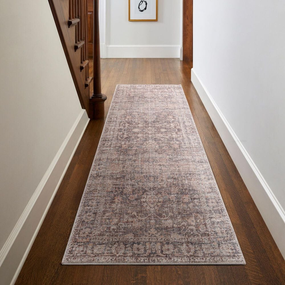 Surya Marlene 2&#39;7&quot; x 7&#39;3&quot; Dark Brown, Beige, Tan, Brown and Black Runner, , large