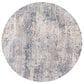 Surya Cardiff CDF-2302 Light Gray, Charcoal, Light Beige, Tan and Dark Blue 7"10" Round Area Rug, , large