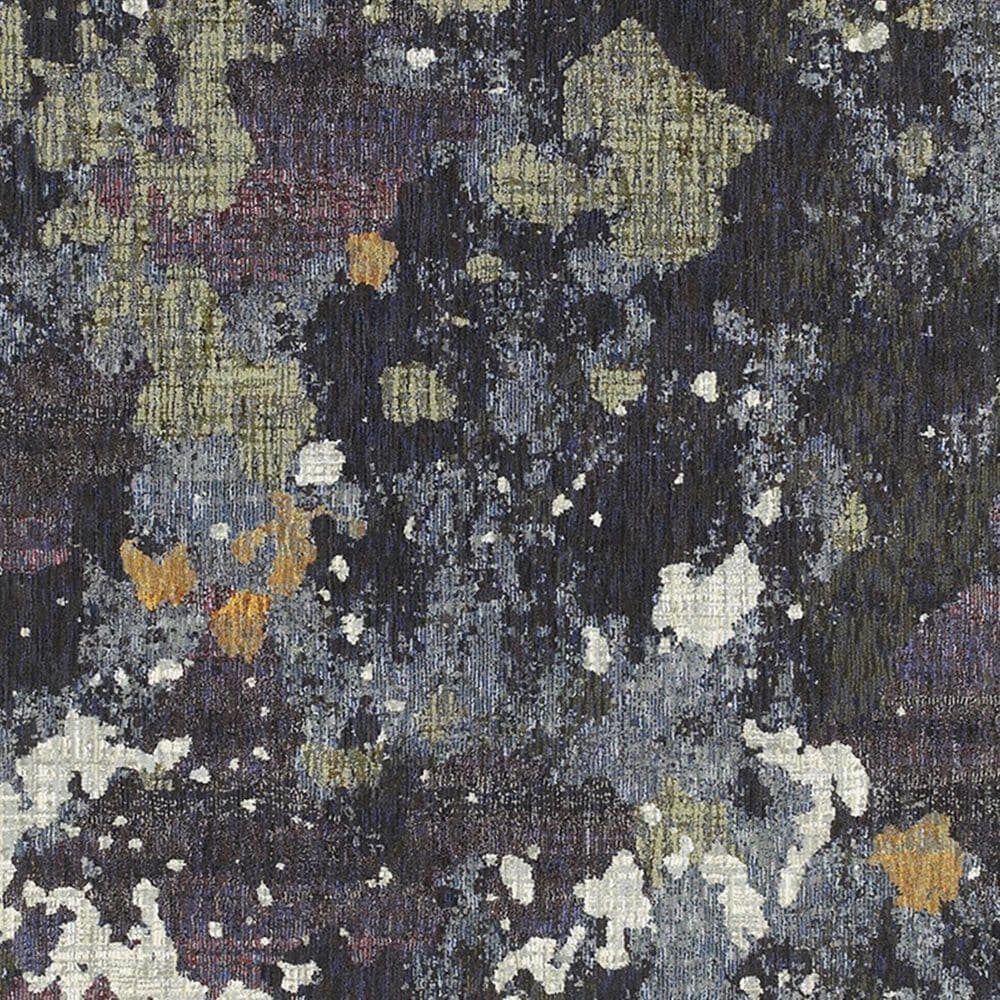 Oriental Weavers Evolution 8029A 5"3" x 7"3" Navy Area Rug, , large