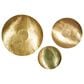 Maple and Jade 36.5" x 36.5" Round Large Metallic Disk Plate Wall Decor in Gold (Set of 3), , large