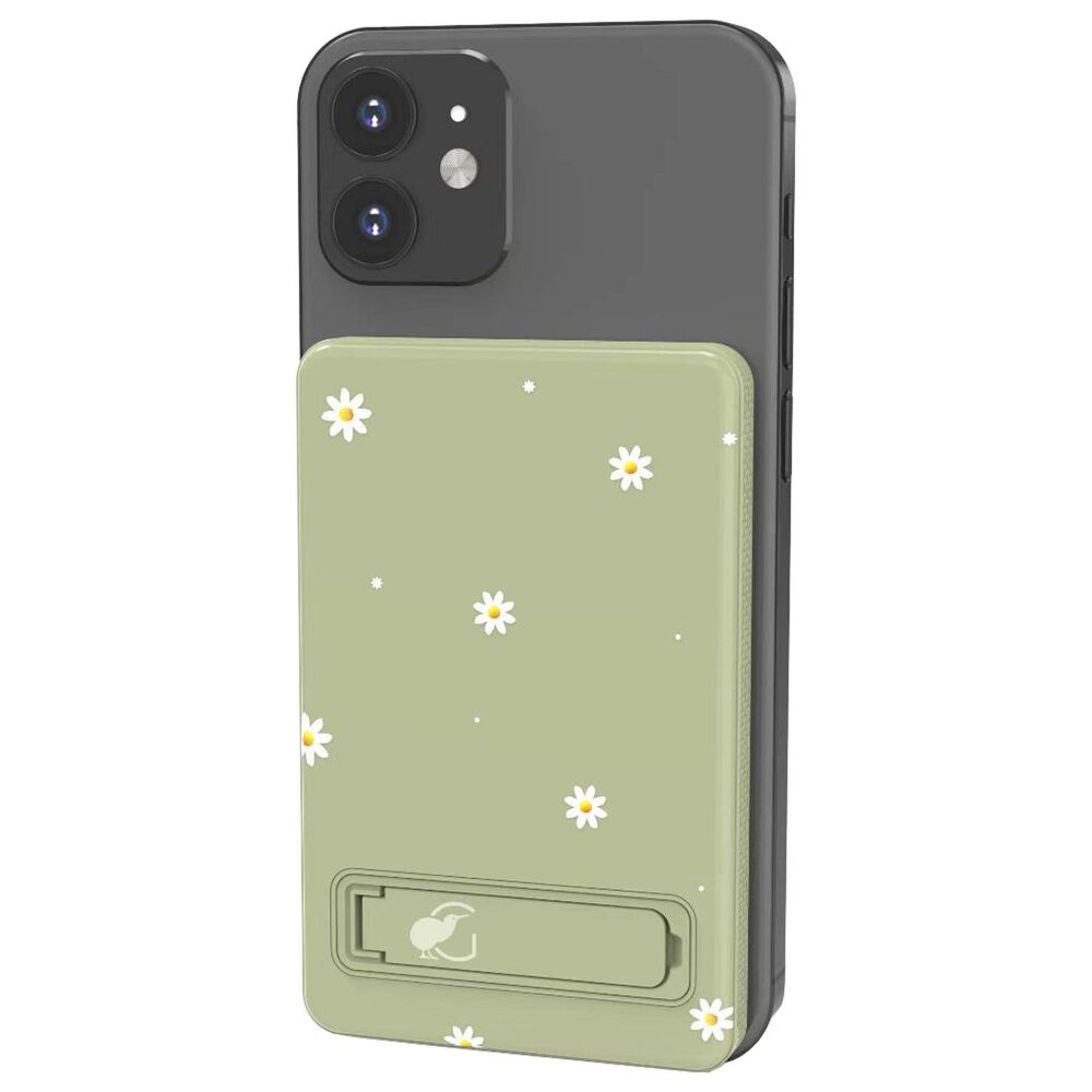 Gallevant MagCharge 5000mAh Wireless Power Bank with Kickstand in Daisy, , large