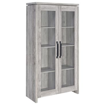 Pacific Landing 2-Door Tall Cabinet in Grey Driftwood, , large