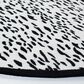 Safavieh Marbella 6" Round Black and Ivory Area Rug, , large
