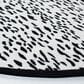 Safavieh Marbella 6" Round Black and Ivory Area Rug, , large