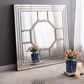 A&B Home Irving Wall Mirror in Sliver and Weathered Gold, , large