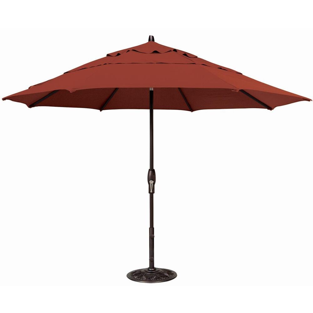 Garden Party 11" Auto Tilt Umbrella in Terra Cotta, , large