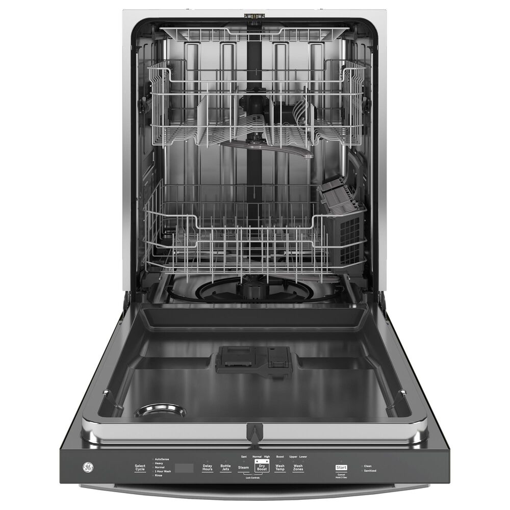 GE Appliances 24&quot; Built-In Bar Handle Dishwasher with 47 dBA Quiet Package in Fingerprint Resistant Stainless Steel, , large