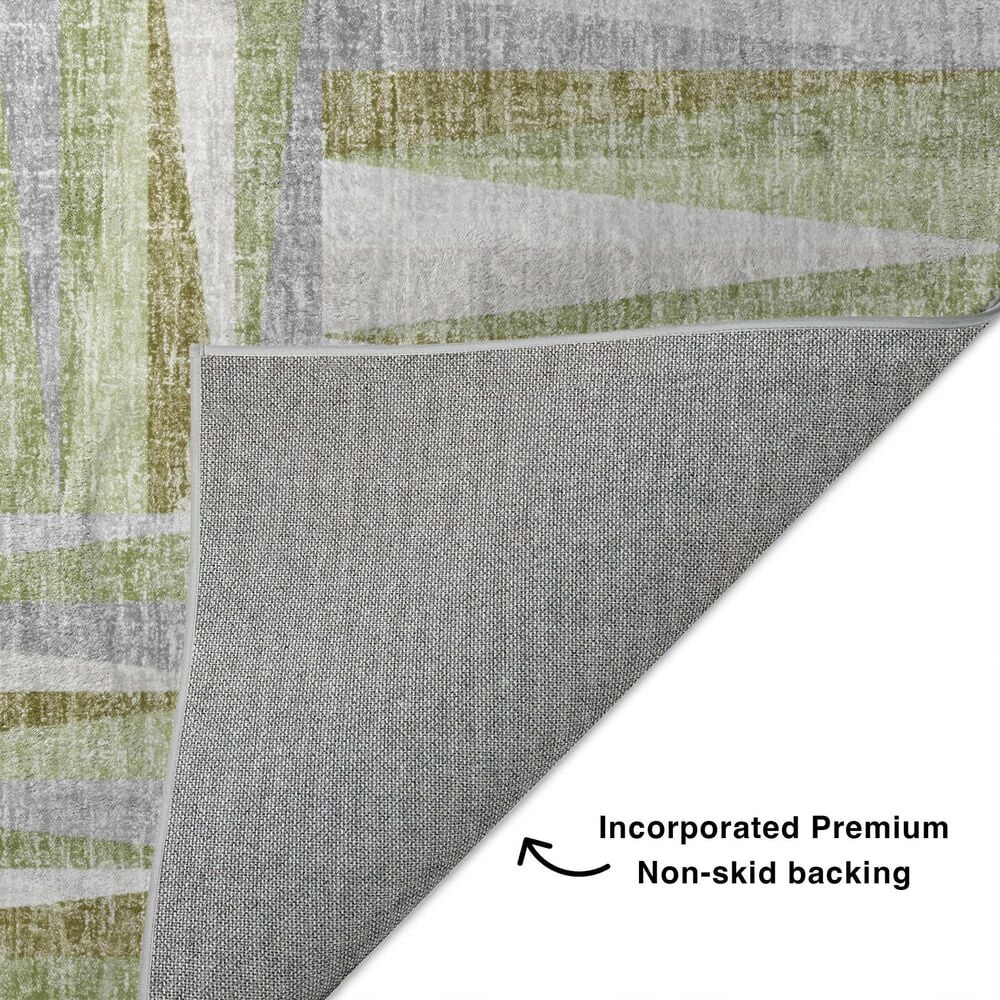 Dalyn Rug Company Lorenzo LN2 Green 2&#39;3&quot; x 7&#39;6&quot; Runner, , large
