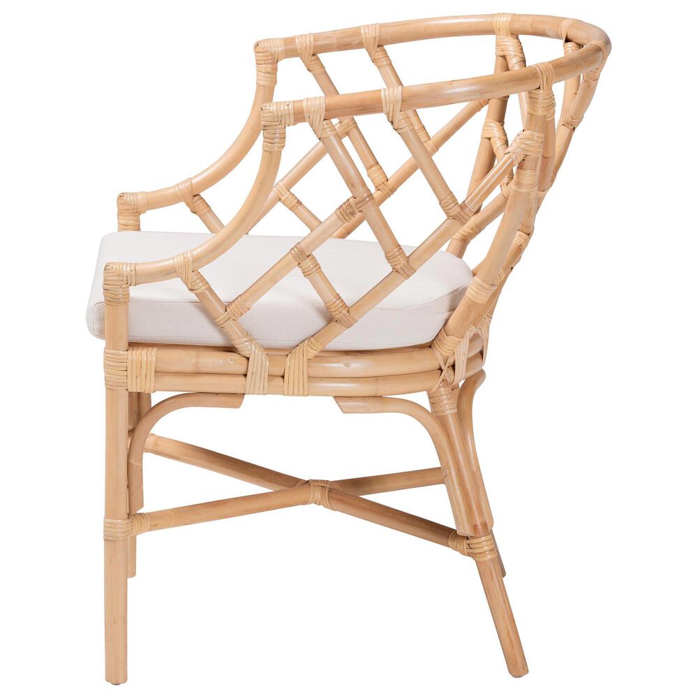Baxton Studio Padma Arm Chair in Natural, , large