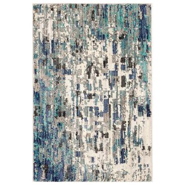 Drew and Jonathan Home Expressions Precipice 91676-50137 9"6" x 12"11" Lagoon Area Rug, , large