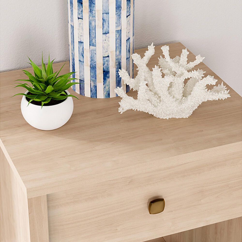 Sauder River Ranch 1-Drawer Nightstand in Harvest Walnut, , large