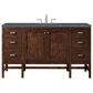 James Martin Vanities Addison 60" Single Bathroom Vanity in Mid-Century Acacia with 3 cm Parisien Bleu Quartz Top and Rectangular Sink, , large