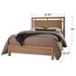 Viceray Collections Lodge and Loft Queen Bed in Blond Oak, , large