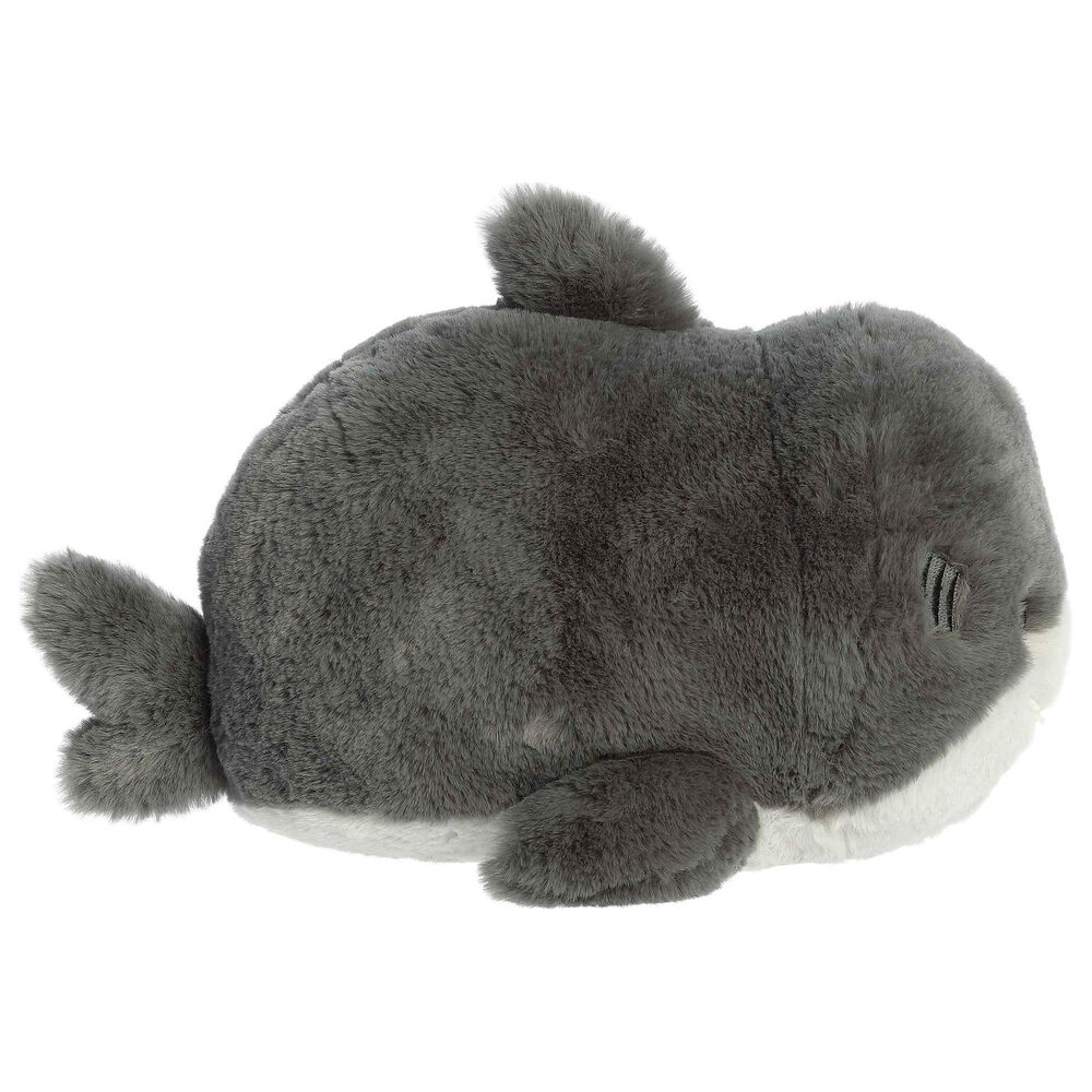 Aurora 10&quot; Sebastian Shark Stuffed Animal in Deep Sea Gray and White, , large