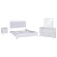 Ashley Jarlee 4-Piece King Upholstered Bedroom Set in White, , large