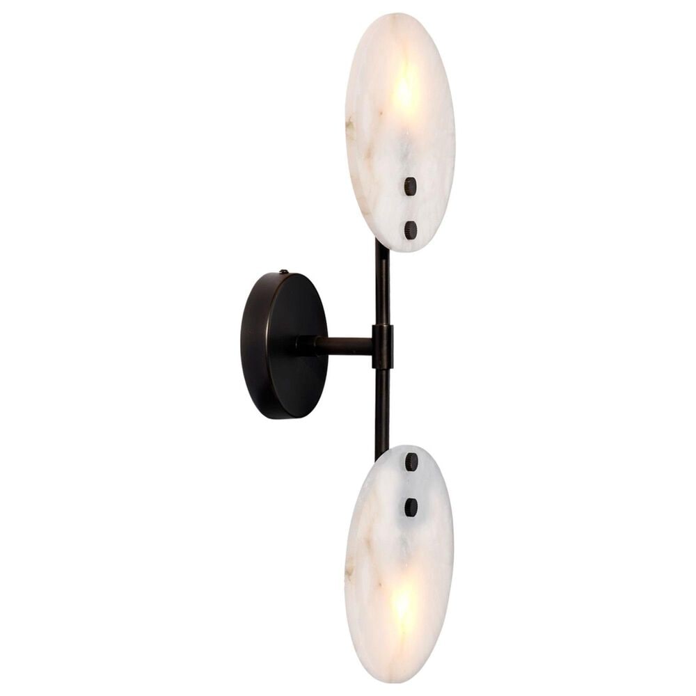 Jamie Young Direct Ship Cormac Alabaster Sconce in Bronze, , large