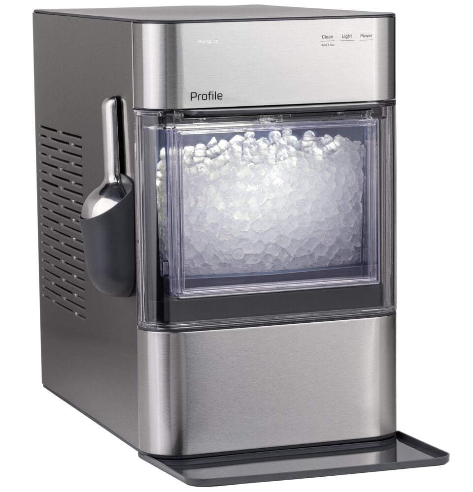 GE Profile Opal 2.0 Ultra Nugget Ice Maker with Scale Inhibiting Filter in Stainless Steel, , large