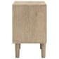 Ashley Cieden Full Bed and Nighstand in Tan, , large