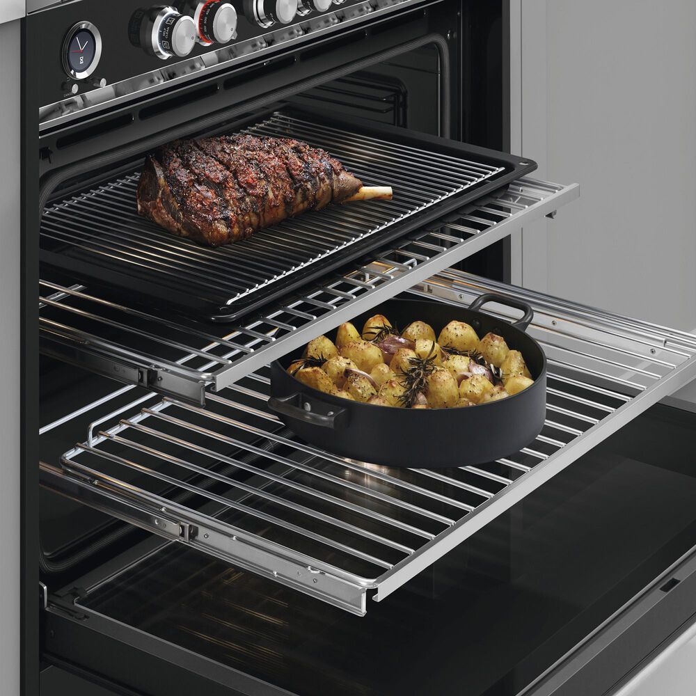 Fisher &amp; Paykel 36&quot; Classic Induction Range with 5 Burners in Black, , large