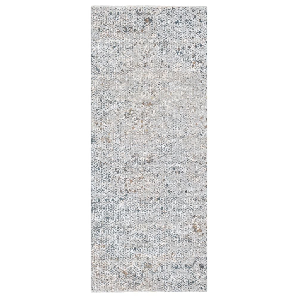 Surya Presidential PDT-2312 3"3" x 10" Green, Blue and Ivory Runner, , large