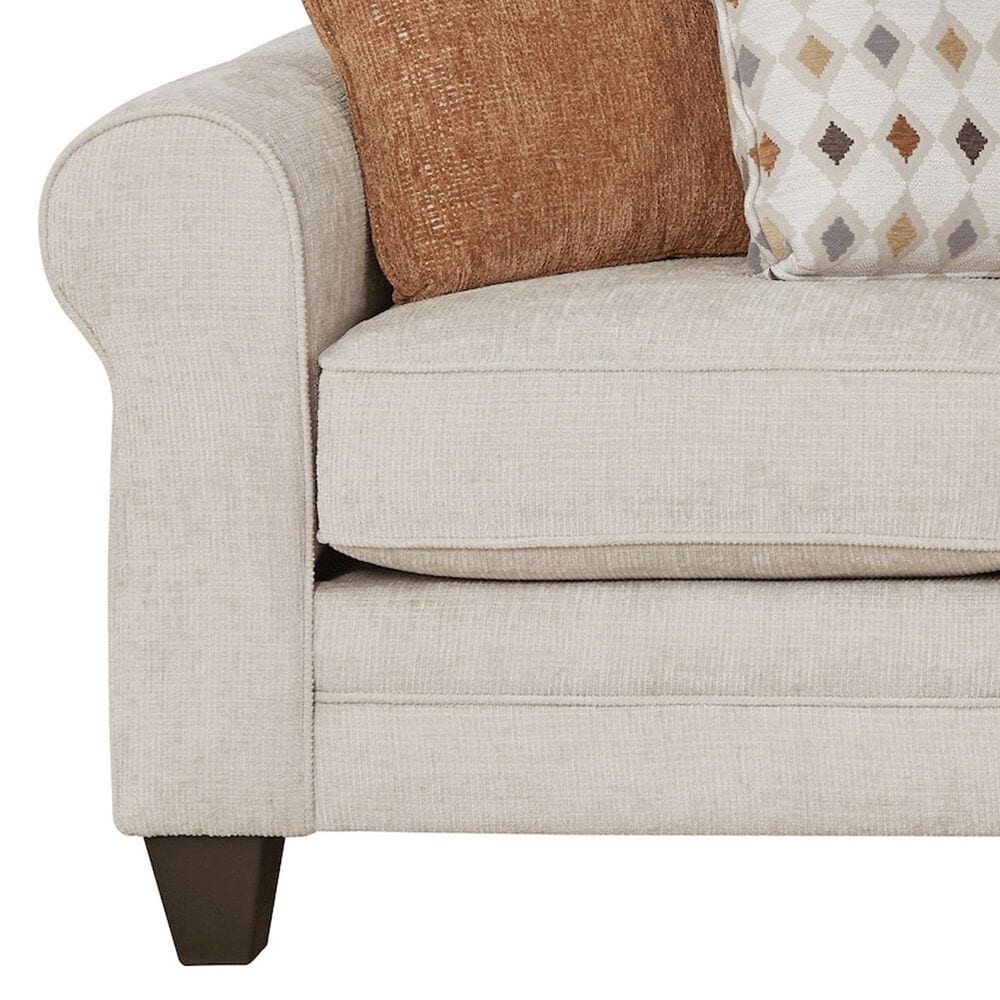 Fusion Furniture Wowza Stationary Sleeper Sofa in Sand, , large
