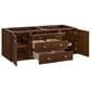 James Martin Vanities Amberly 60" Double Bathroom Vanity in Mid-Century Walnut with 3 cm Parisien Bleu Quartz Top and Rectangular Sinks, , large