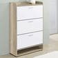 Coaster Denia 3-Tier Shoe Cabinet in Antique Pine and White, , large