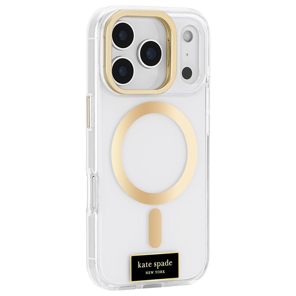Kate Spade Protective MagSafe Case with Stand for Apple iPhone 17 Pro in Icon Clear, , large