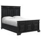 Mayberry Hill Passages 4-Piece Queen Panel Bedroom Set in Black, , large