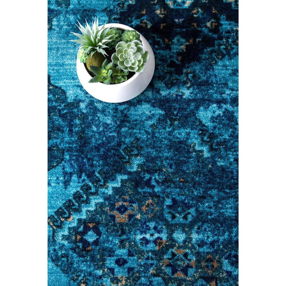 nuLOOM Giza MCGZ12D 6'7" x 9' Blue Area Rug, , large