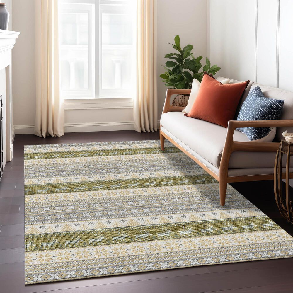 Dalyn Rug Company Wonderland WN26 3&#39; x 5&#39; Gray Indoor/Outdoor Area Rug, , large