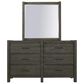 Riva Ridge Mill Creek 5 Piece Queen Low Profile Bed Set with 2-Drawer Nightstand in Carob, , large