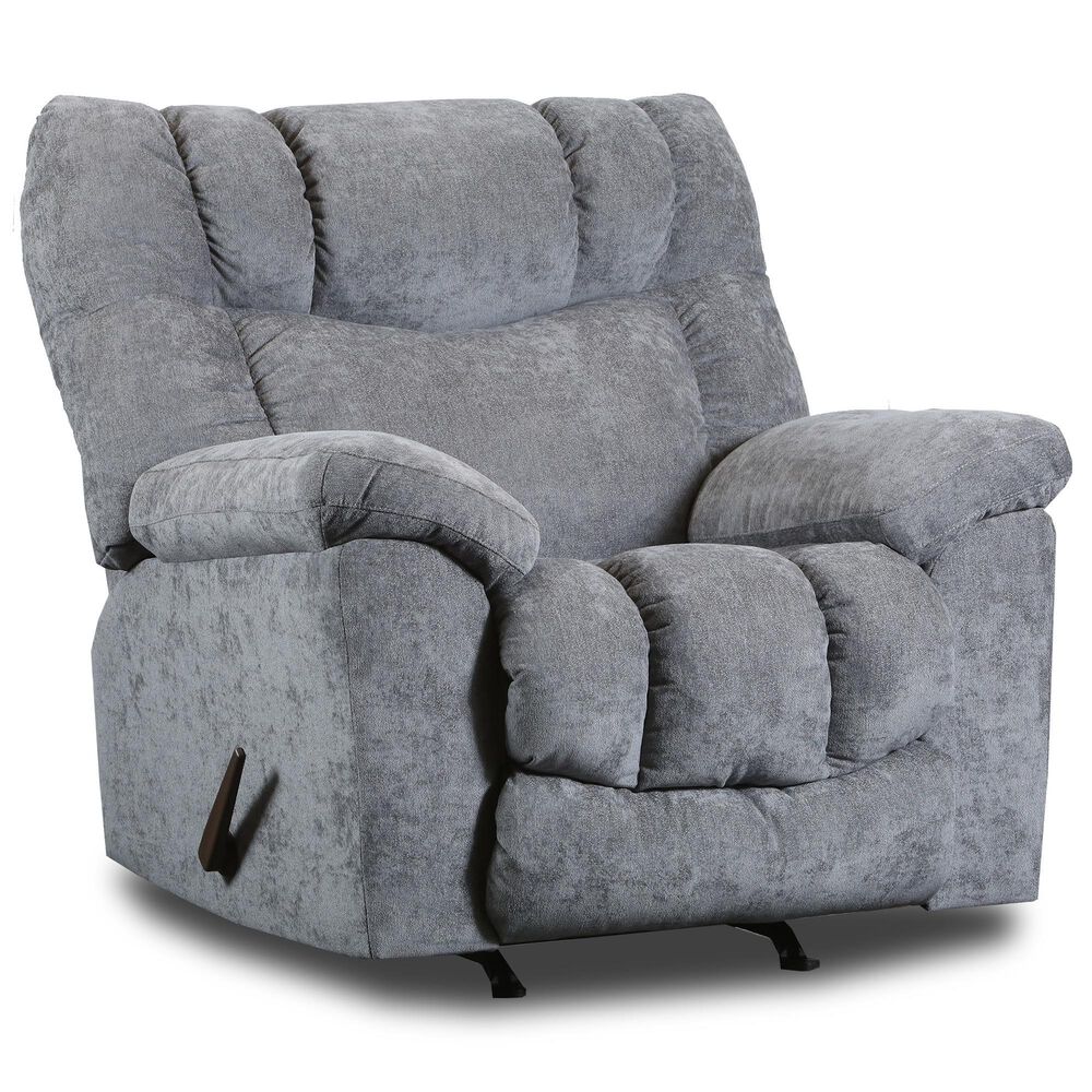 Southern Motion Clayton Manual Rocker Recliner in Avery Charcoal, , large