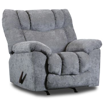 Southern Motion Clayton Manual Rocker Recliner in Avery Charcoal, , large