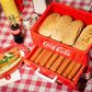 Nostalgia Electrics Coca-Cola Large Hot Dog Steamer in Red, , large