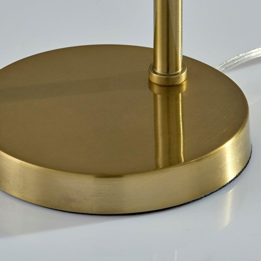 Adesso Lyra Table Lamp in Antique Brass, , large
