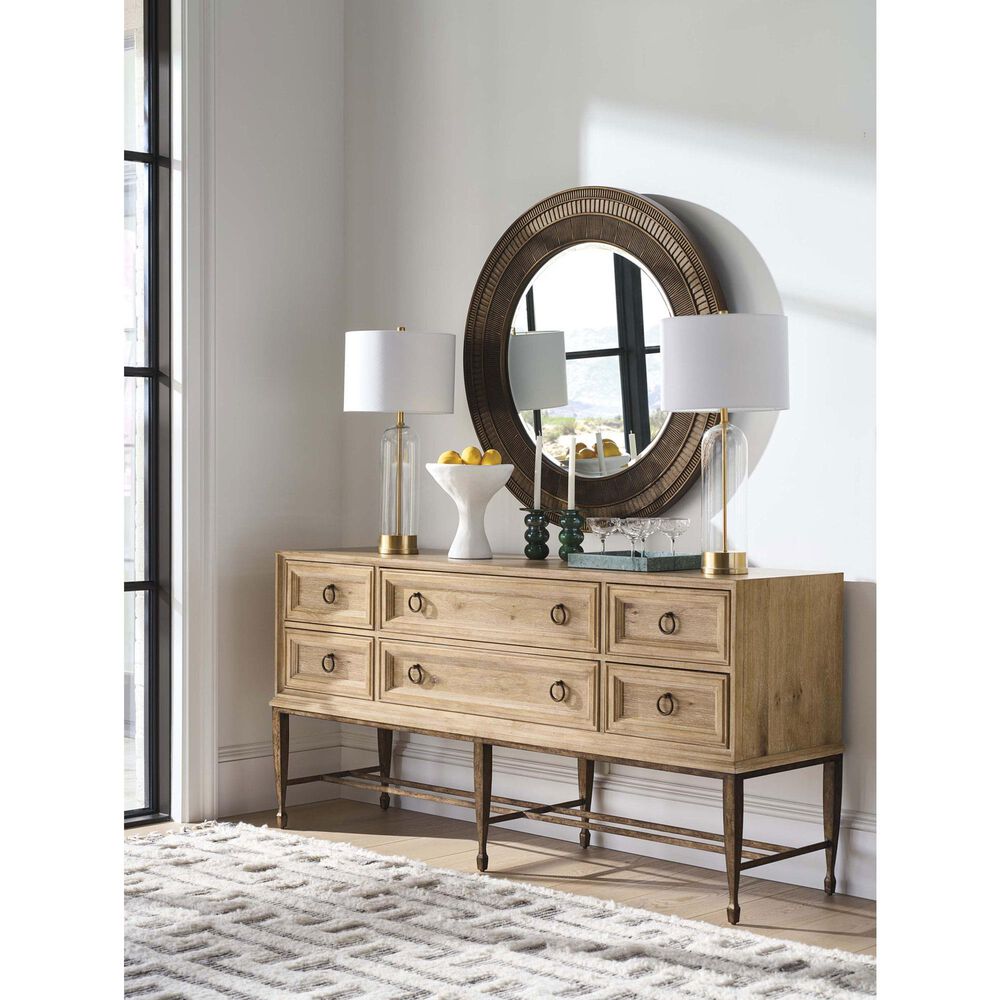 Lexington Home Brands Montecito Birnam Sideboard in Chaparral and Bronze, , large