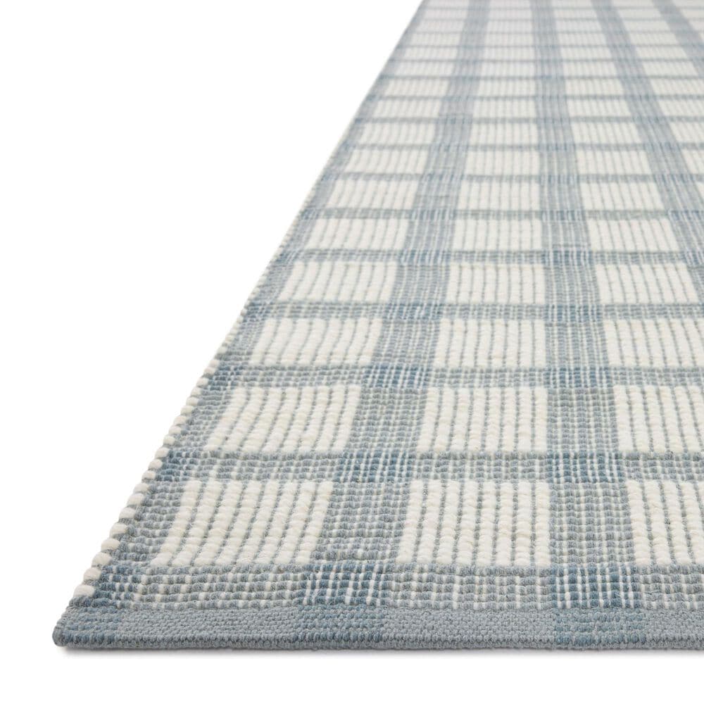 Loloi Ryder Blue and Ivory 2&#39;6&quot; x 7&#39;6&quot; Runner, , large