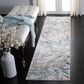 Safavieh Aria 2" x 8" Ivory and Blue Runner, , large