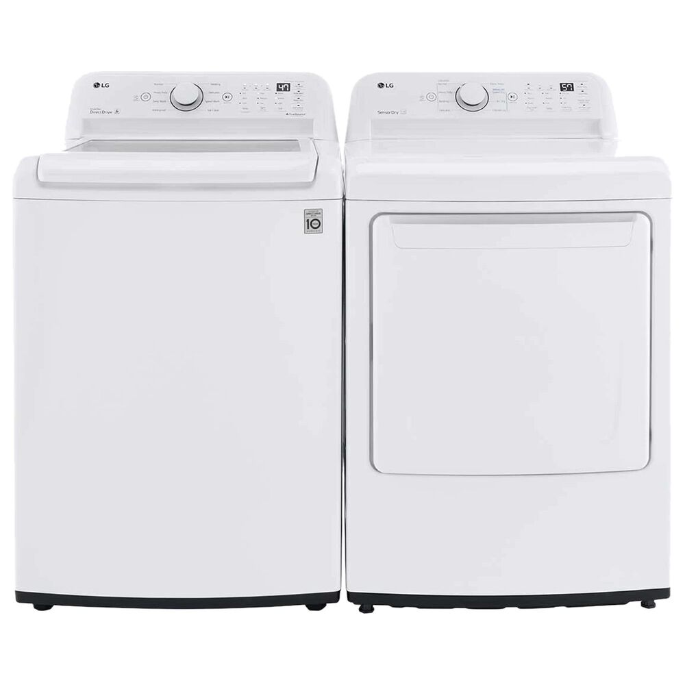 LG 4.5 Cu. Ft. WT7000CW Top Load Washer in White, , large
