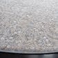 Safavieh Webster WBS314G 6"7" Round Grey and Beige Area Rug, , large