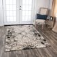 RIZZY Calabria Oriental 5"3" x 7"6" Neutral and Black Area Rug, , large