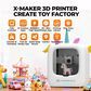 AOSEED X-Maker Joy Kids 3D AI Printer with 4 Filaments and Toy Pack in White, , large